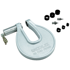 Portable C-frame punch driver, 15.2-34.6mm