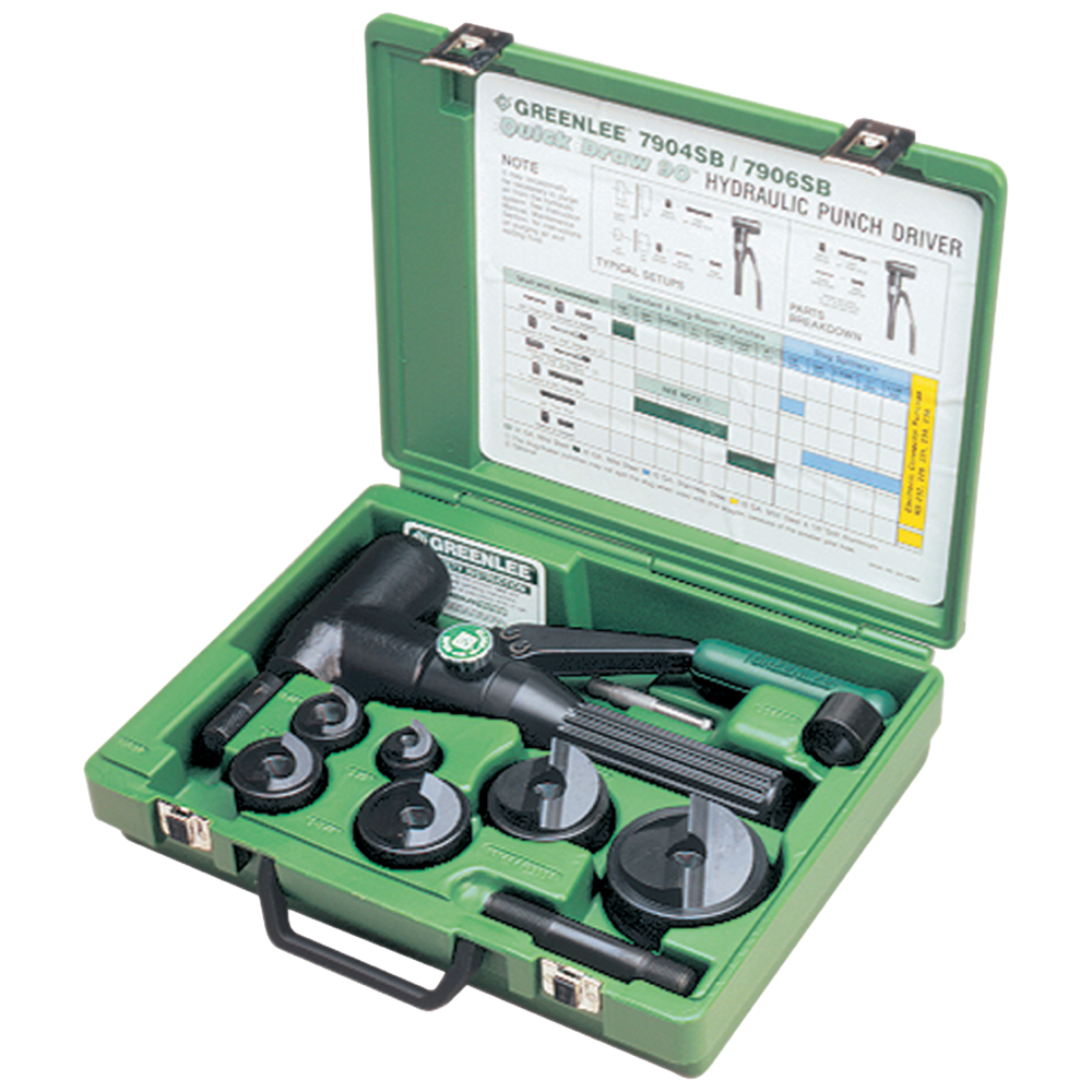 Slug Buster Hand Hydraulic Punch Driver Set 90° PG9-21, 30.5mm