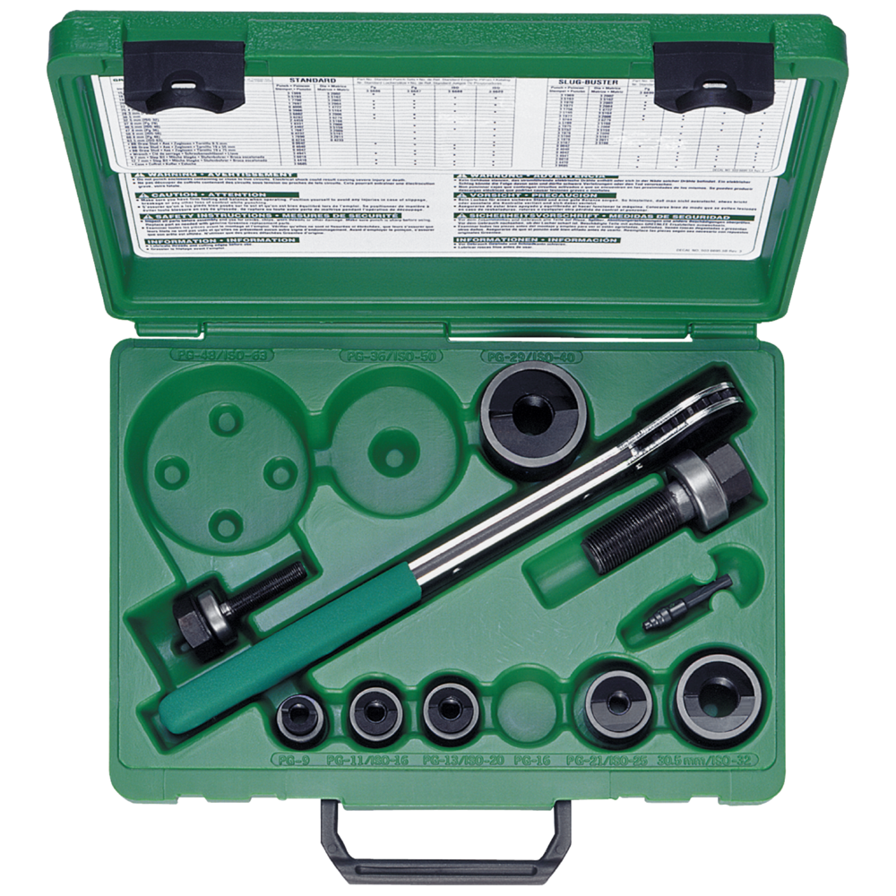 Slug Buster Punch Set for all Applications PG9 to PG21 & 30.5mm