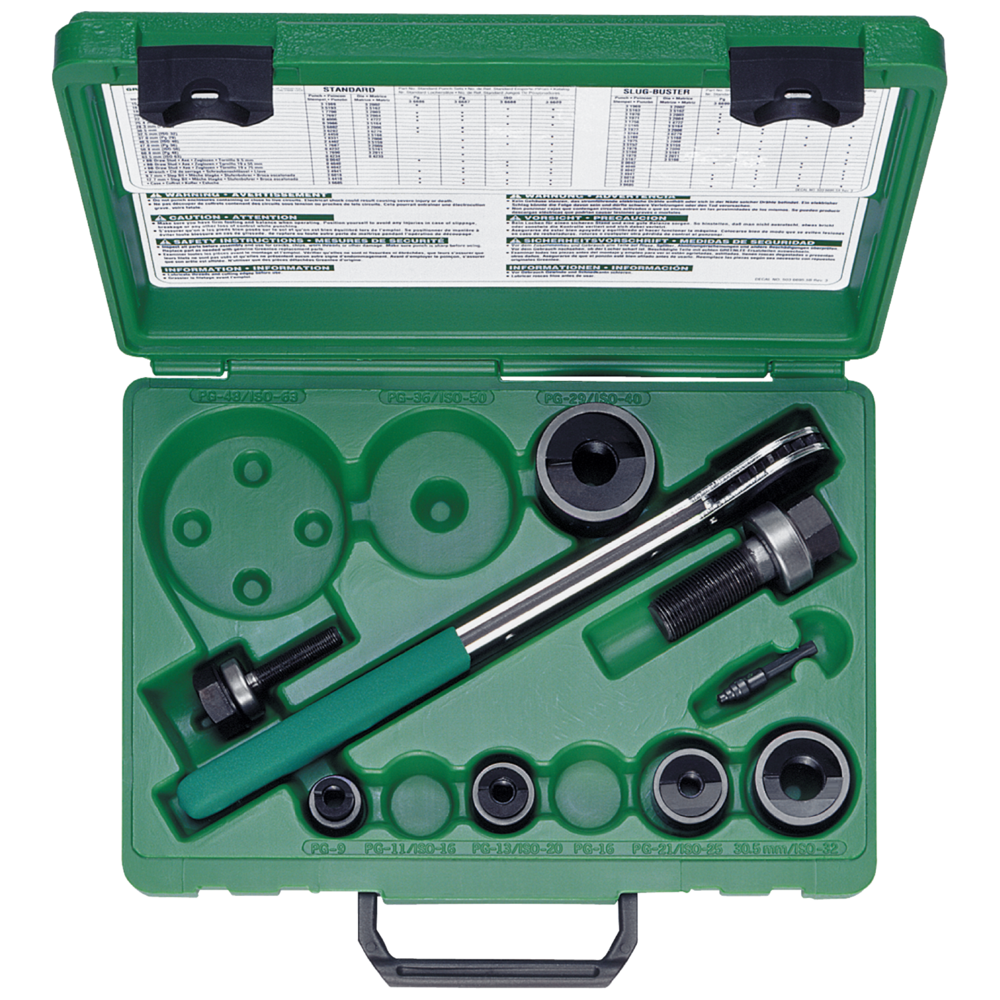 Slug Buster Punch Set for all Applications from ISO 16-40