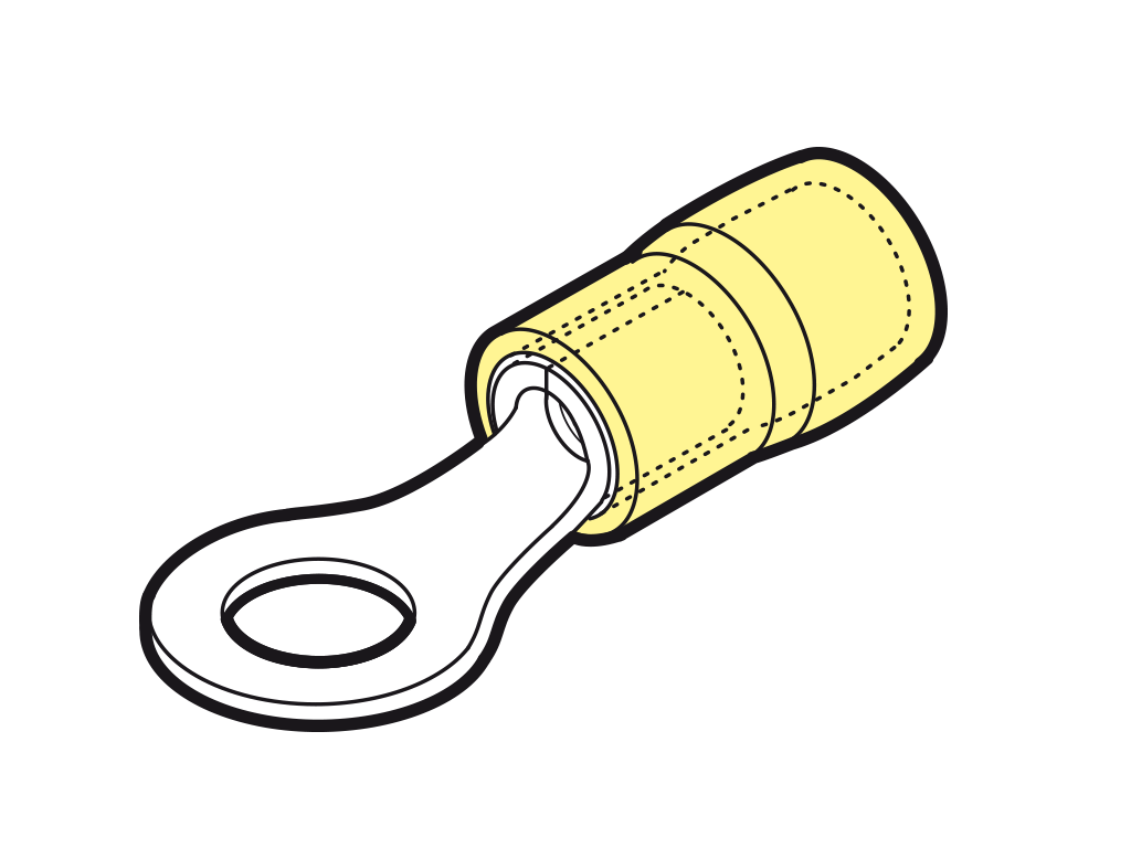 GKY-M5 Reinforced Crimp Terminals