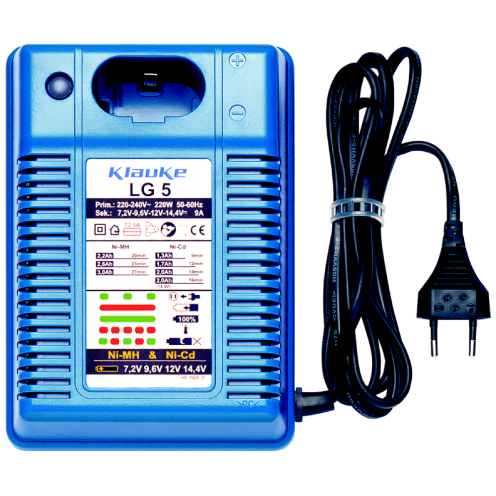 LG 5 Quick Charger for NiCd and NiMH Batteries