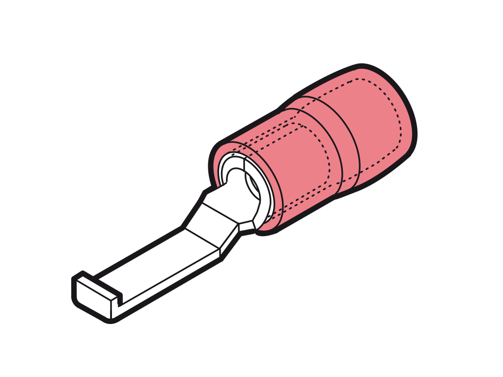 RKY-PPL46 Reinforced Crimp Terminals