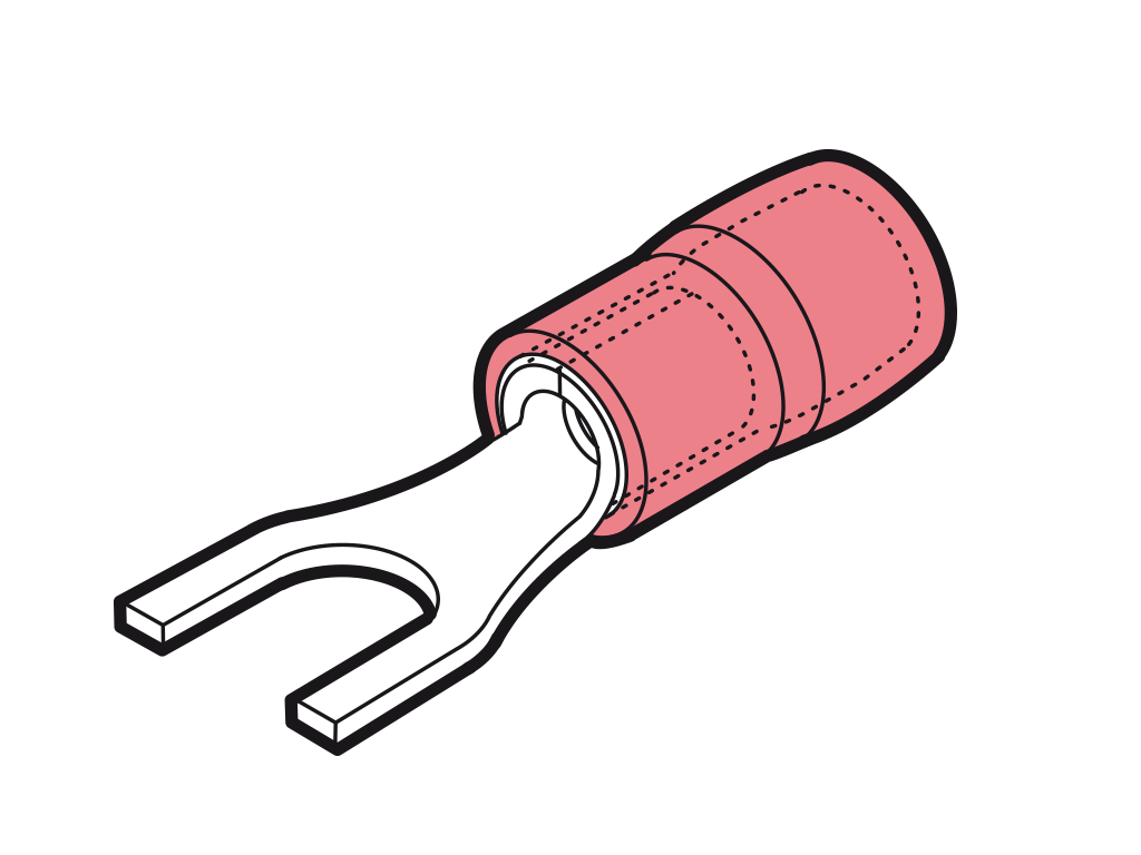RKY-U6 Reinforced Crimp Terminals